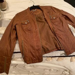 BP faux leather jacket